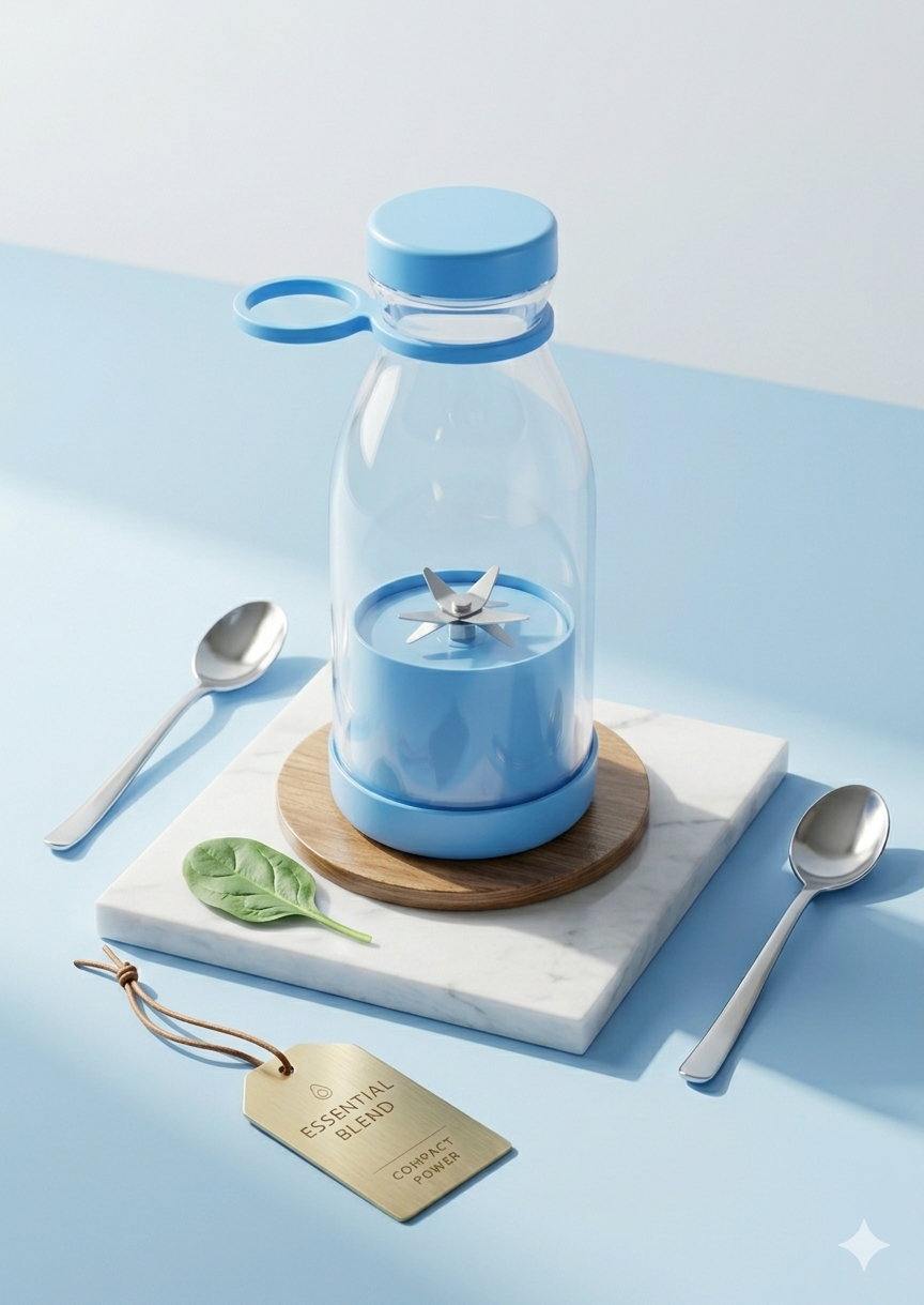 Blender portabil USB pentru smoothie si sucuri